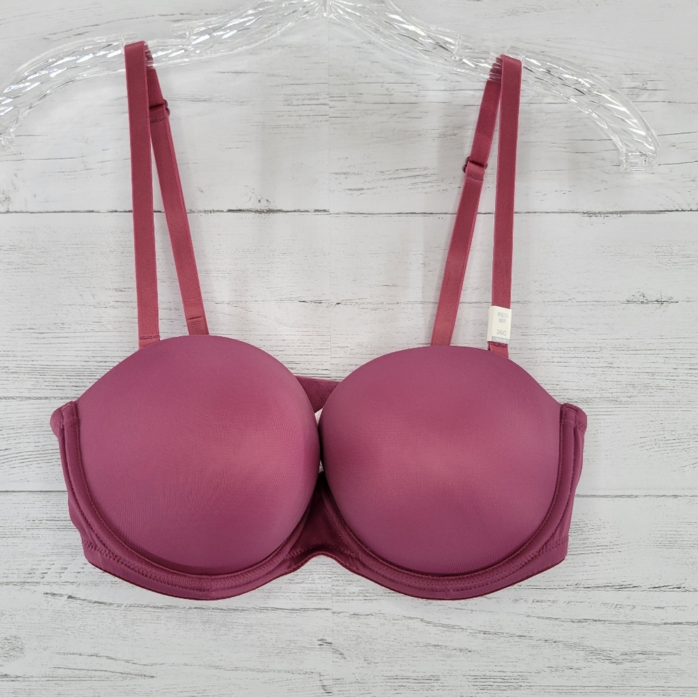 Victoria's Secret Pink, Push Up Convertible Bra, Size 36 C, NWT